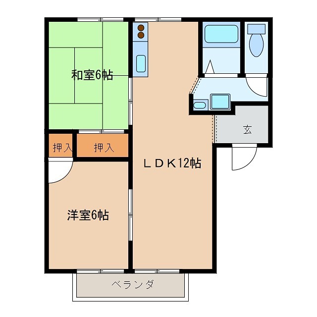 ビレッジＦ１番館 間取り