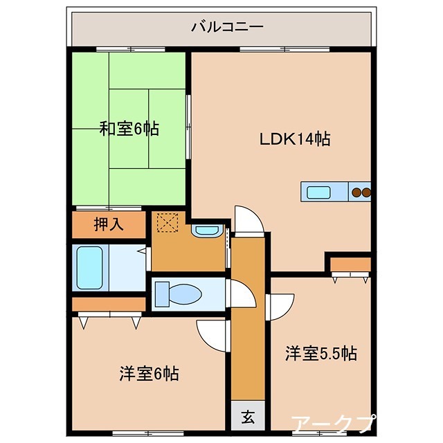 エースマンション 間取り