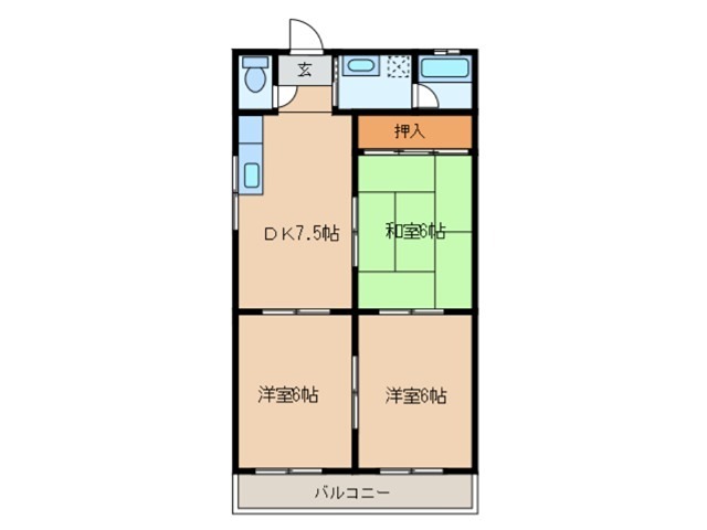 コンフォール世紀 間取り