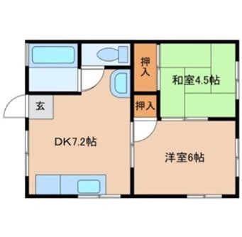 中内アパート 間取り