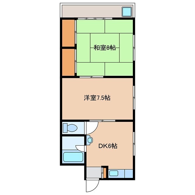 味村アパート4 間取り