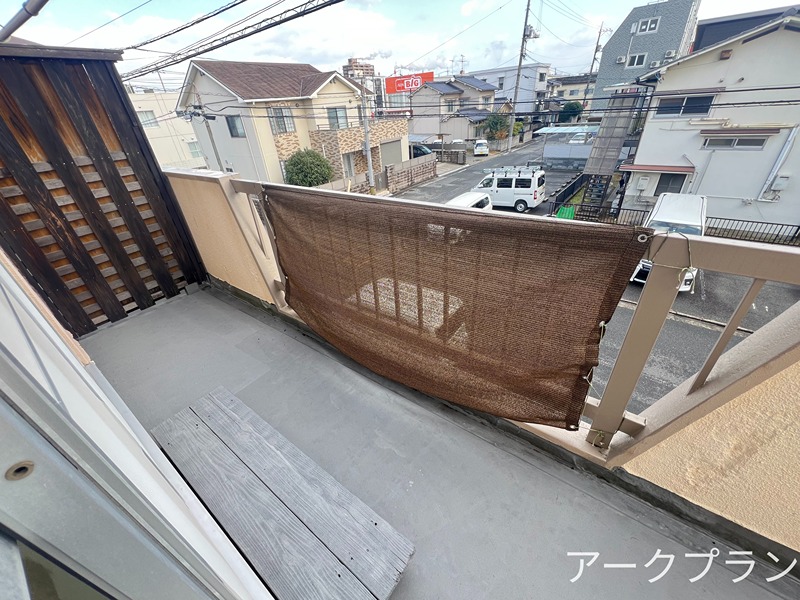 味村アパート4 ベランダ