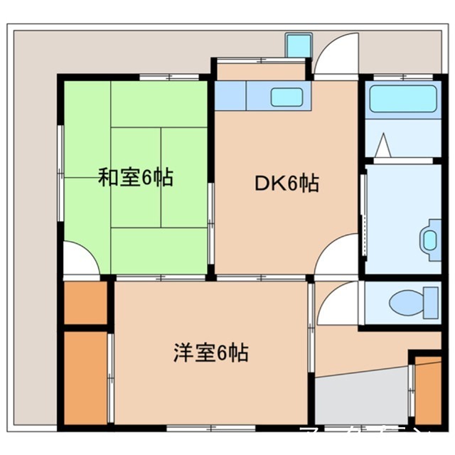 鈴川アパート 間取り
