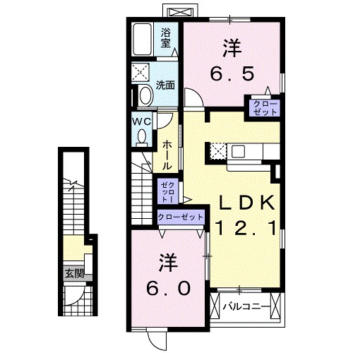 フランメゾンＢ棟 間取り