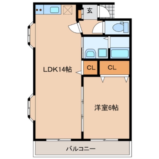 ヴィラ１４１ 間取り