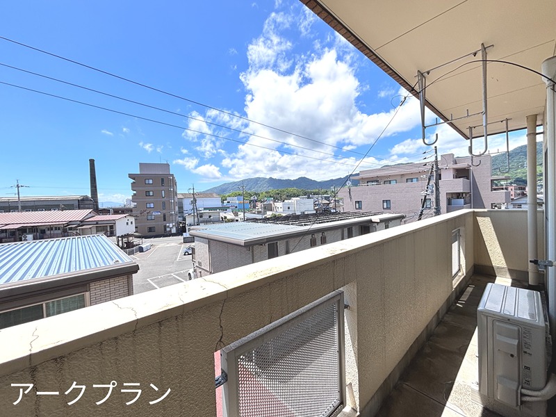 エビヤマンション ベランダ