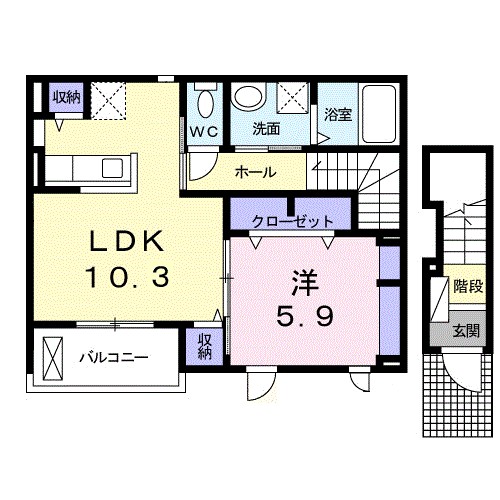ＫａｏｒｕＡ 間取り