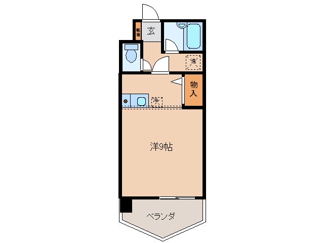 シティパルKUGA 間取り