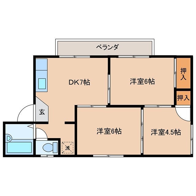 ロジュマン阿山 間取り