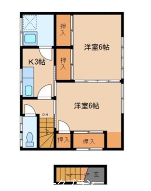 川口アパート 間取り