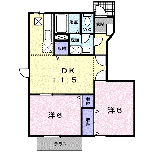 パークシティ中津Ｄ 間取り