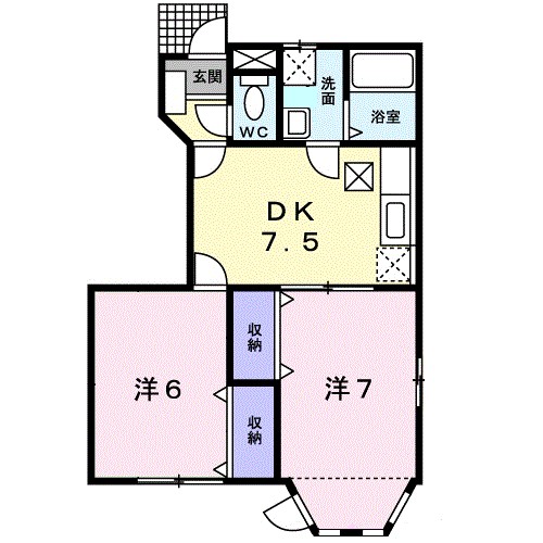 カサ・ブランカＣ 間取り