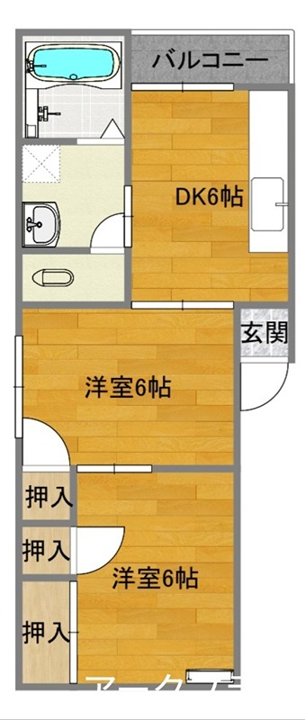 つづみ荘 間取り