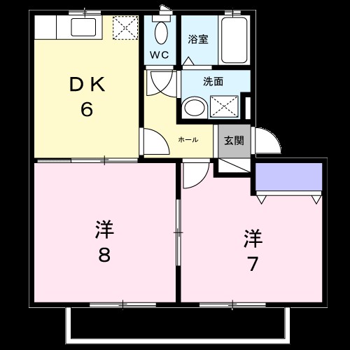 アトリオⅢ２ 間取り
