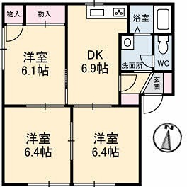 エステートK 間取り