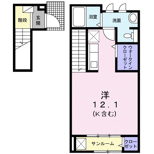 Ｎａｇｏｍｉ　Ⅱ 間取り