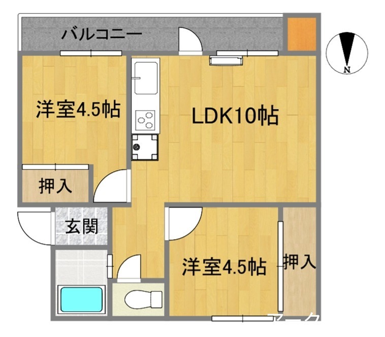 ヴィラナリー岩国 間取り