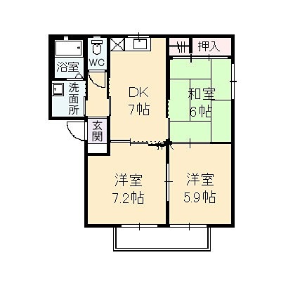 ハピネスサカエ 間取り