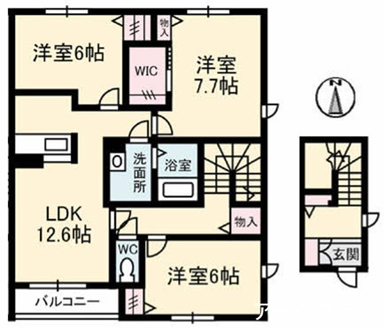 サン・プレジオ　優 間取り