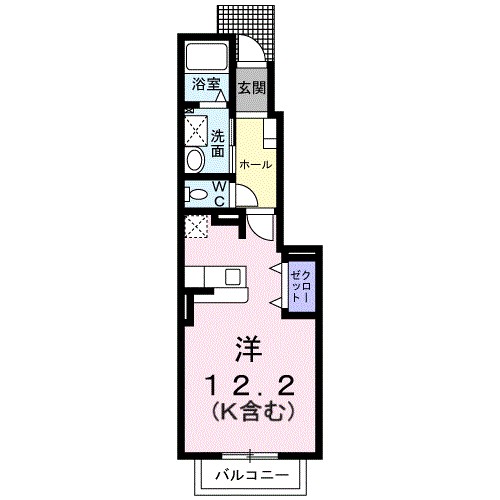 アンジェリーク　ベルＢ 間取り