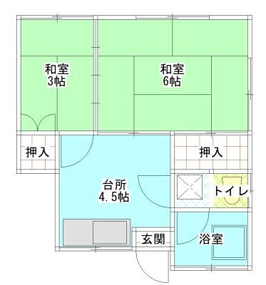 錦園荘 間取り