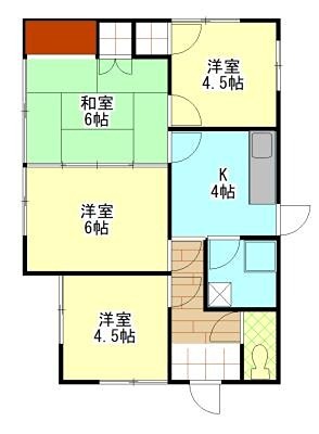 荒井様貸家 間取り