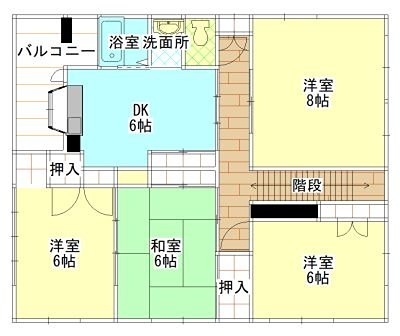 広田様貸家 間取り