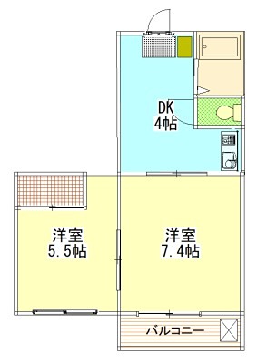コーポラスＴ.Ｔ. 間取り