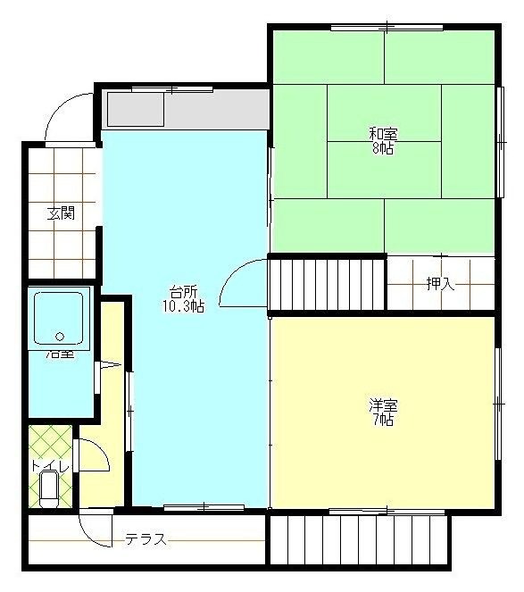 新阿品アパート 間取り
