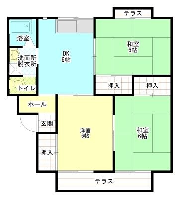 ロイヤルシャルム尾津 間取り