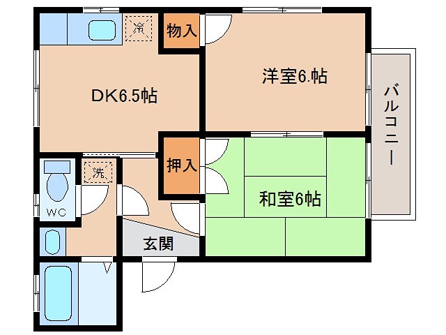 ハイツひろ 間取り