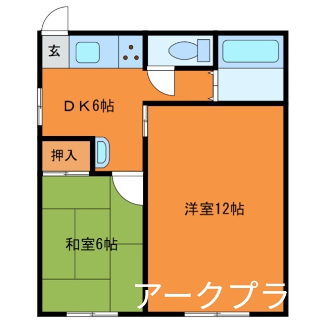 レインボーハイツ 間取り