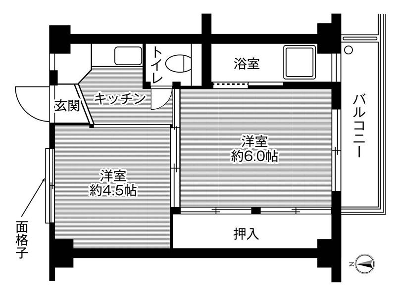 ビレッジハウス平田1号棟 間取り
