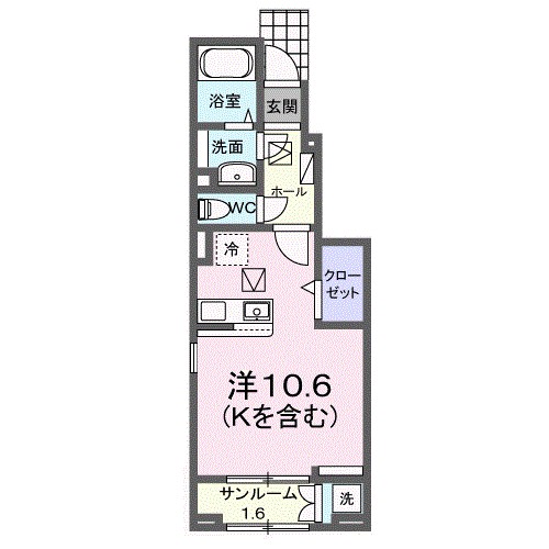 ラ・カサ・デ　Ｎ 間取り