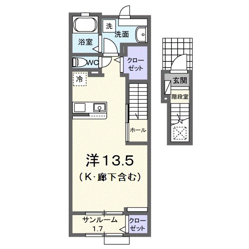 ラ・カサ・デ　Ｎ 間取り