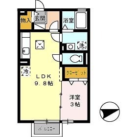 セジュール高本 間取り