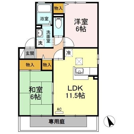 フォルテF　A棟 間取り