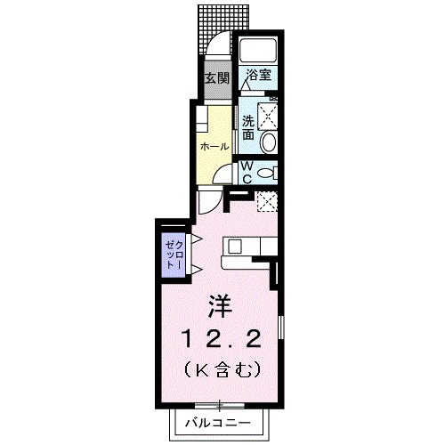 ノース・フィールド　Ｂ 間取り