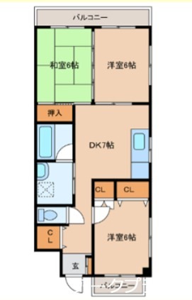 カームメント新町Ⅰ 間取り