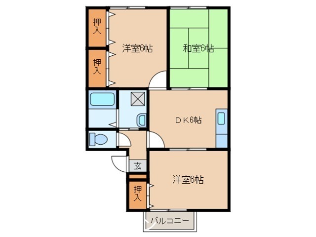 ヴィラハイフォーレ 間取り