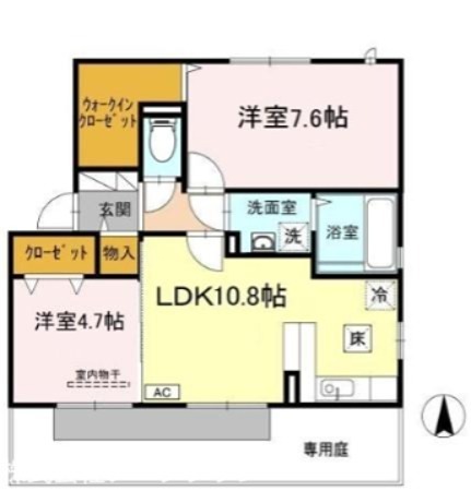 プレジール　A棟 間取り