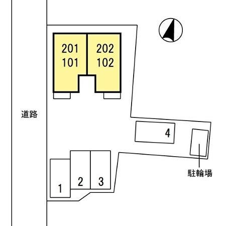 エクレール南岩国 駐車場