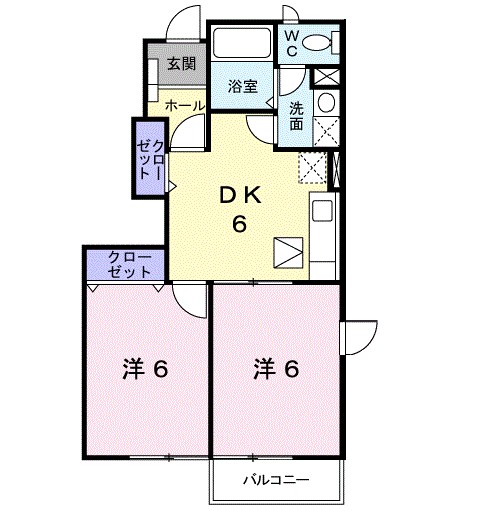 プラティークＢ 間取り
