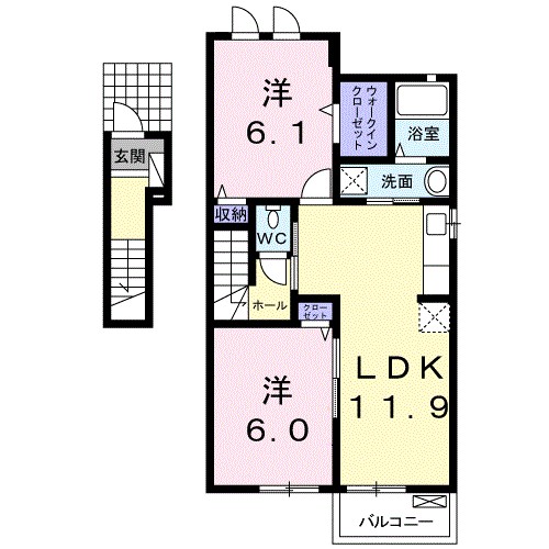 アウローラ　Ｋ 間取り