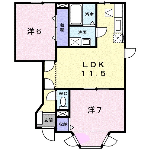 プルミェソレイユ 間取り