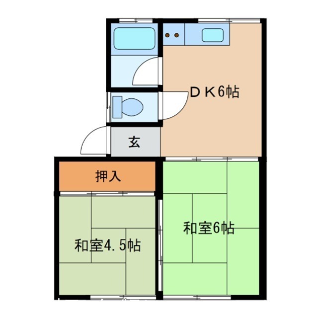 フジマンションB 間取り