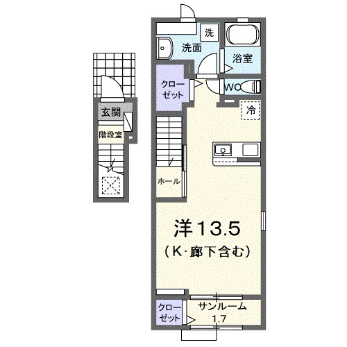 ラ・カサ・デ　Ｎ 間取り