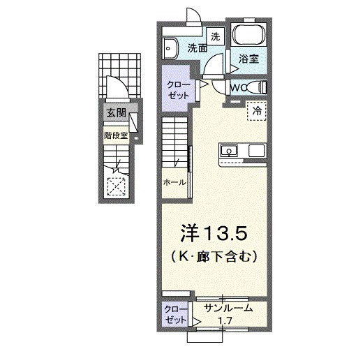 ラ・カサ・デ　Ｎ 間取り