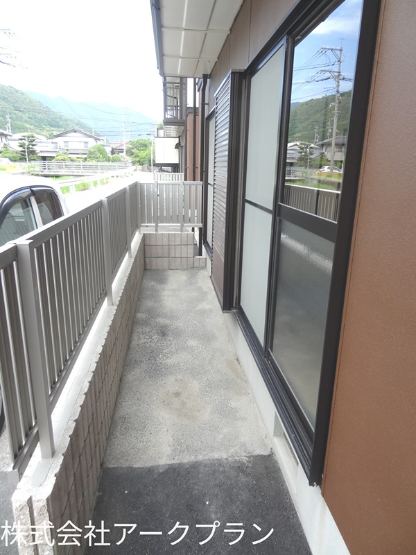 ロジュマン新町A棟 ベランダ