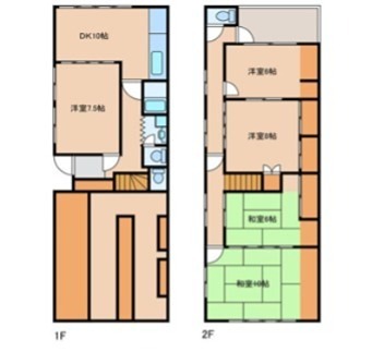 昭和町店舗付き住宅 間取り